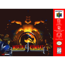 Mortal Kombat 4 N64 box art – retro game for Nintendo 64