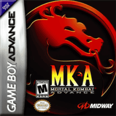 Mortal Kombat Advance art work – action game for Nintendo Game Boy Advance