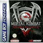 Mortal Kombat Deadly Alliance art work – action game for Nintendo Game Boy Advance