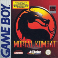 Mortal Kombat Game Boy box art – classic retro game for GameBoy