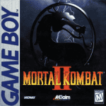 Mortal Kombat II Game Boy box art – classic retro game for GameBoy