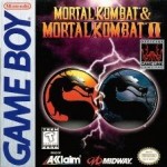 Mortal Kombat and Mortal Kombat II Game Boy box art – classic retro game for GameBoy