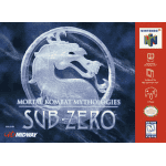 Mortal Kombat Mythologies: Sub-Zero N64 box art – retro game for Nintendo 64