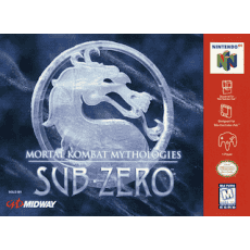Mortal Kombat Mythologies: Sub-Zero N64 box art – retro game for Nintendo 64