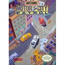 Motor City Patrol NES box art – classic 8-bit game for Nintendo NES