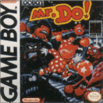 Mr. Do! Game Boy box art – classic retro game for GameBoy