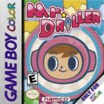 Mr. Driller Game Boy Color box art – old GBC game trade in