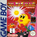 Ms. Pac-Man Game Boy box art – classic retro game for GameBoy