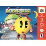 Ms. Pac-Man Maze Madness N64 box art – retro game for Nintendo 64