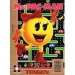 Ms Pac Man NES box art – classic 8-bit game for Nintendo NES