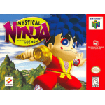 Mystical Ninja Starring Goemon N64 box art – retro game for Nintendo 64