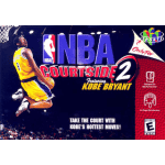 NBA Courtside 2 - Featuring Kobe Bryan N64 box art – retro game for Nintendo 64