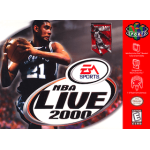 NBA Live 2000 N64 box art – retro game for Nintendo 64
