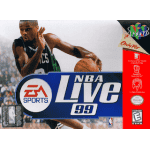 NBA Live 99 / 1999 N64 box art – retro game for Nintendo 64
