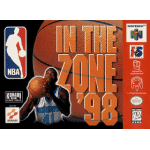 NBA In the Zone '98 / 1998 N64 box art – retro game for Nintendo 64