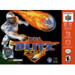 NFL Blitz 2001 N64 box art – retro game for Nintendo 64