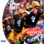 NFL QB Club 2001 art work for the sega DreamCast