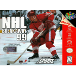 NHL Breakaway '99 / 1999 N64 box art – retro game for Nintendo 64