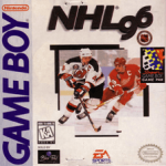 NHL 96 Game Boy box art – classic retro game for GameBoy