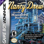 Nancy Drew Message in a Haunted Mansion art work – action game for Nintendo Game Boy Advance