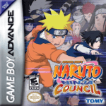 Naruto Ninja Council art work – action game for Nintendo Game Boy Advance