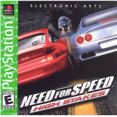 Need for Speed High Stakes [Greatest Hits] art work – video game for PS1
