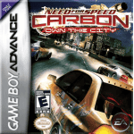Need for Speed Carbon Own the City art work – action game for Nintendo Game Boy Advance