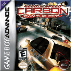 Need for Speed Carbon Own the City art work – action game for Nintendo Game Boy Advance