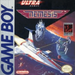 Nemesis Game Boy box art – classic retro game for GameBoy