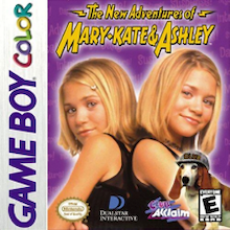 New Adventures of Mary-Kate & Ashley Game Boy Color box art – old GBC game trade in