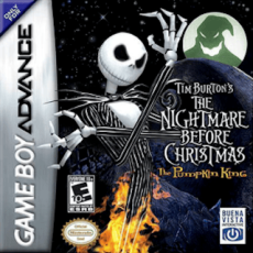 Nightmare Before Christmas: The Pumpkin King art work – action game for Nintendo Game Boy Advance