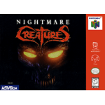 Nightmare Creatures N64 box art – retro game for Nintendo 64