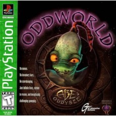 Oddworld Abe's Oddysee [Greatest Hits] art work – video game for PS1