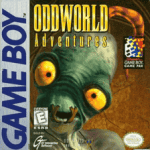 Oddworld Adventures Game Boy box art – classic retro game for GameBoy