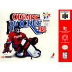 Olympic Hockey 98 N64 box art – retro game for Nintendo 64