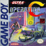 Operation C Game Boy box art – classic retro game for GameBoy