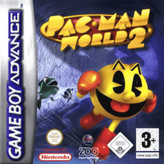 Pac-Man World 2 art work – action game for Nintendo Game Boy Advance