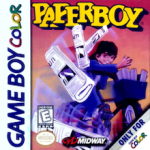 Paperboy Game Boy Color box art – old GBC game trade in
