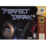 Perfect Dark N64 box art – first-person shooter for Nintendo 64