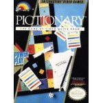 Pictionary NES box art – classic 8-bit game for Nintendo NES