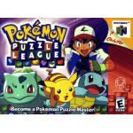 Pokemon Puzzle League N64 box art – strategy game for Nintendo 64