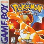 Pokemon Red Game Boy box art – classic retro game for GameBoy