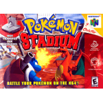 Pokemon Stadium N64 box art – strategy game for Nintendo 64