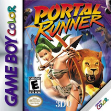 Portal Runner Game Boy Color box art – old GBC game trade in