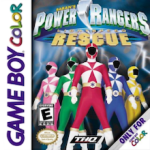 Power Rangers Lightspeed Rescue Game Boy Color box art – old GBC game trade in