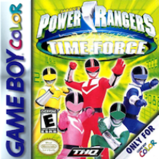 Power Rangers Time Force Game Boy Color box art – old GBC game trade in