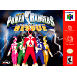 Power Rangers Lightspeed Rescue N64 box art – retro game for Nintendo 64