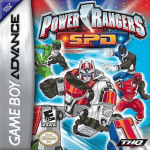 Power Rangers SPD art work – action game for Nintendo Game Boy Advance