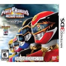 Power Rangers Super Megaforce art work – action game for Nintendo 3DS