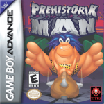 Prehistorik Man art work – action game for Nintendo Game Boy Advance